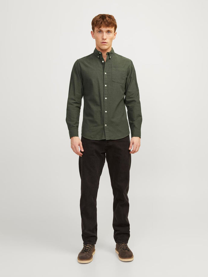 JJEOXFORD Shirt - Forest Night