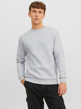 Ladda upp bild till gallerivisning, JJEBRADLEY Sweat - Light Grey Melange
