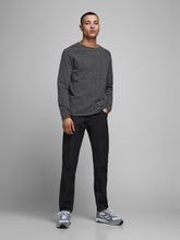 Ladda upp bild till gallerivisning, JJEHILL Pullover - dark grey melange
