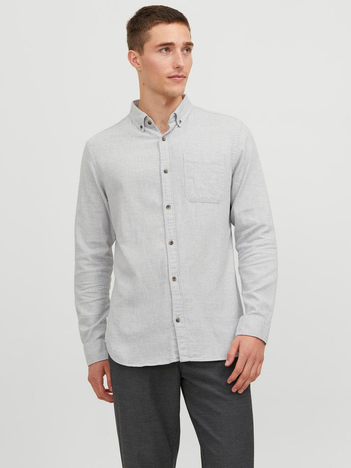 JJECLASSIC Shirts - Light Grey Melange