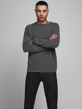 Ladda upp bild till gallerivisning, JJEHILL Pullover - dark grey melange
