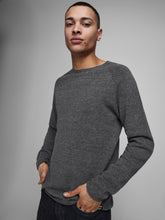 Ladda upp bild till gallerivisning, JJEHILL Pullover - dark grey melange
