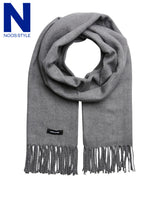 Ladda upp bild till gallerivisning, JACSOLID Scarf - grey melange
